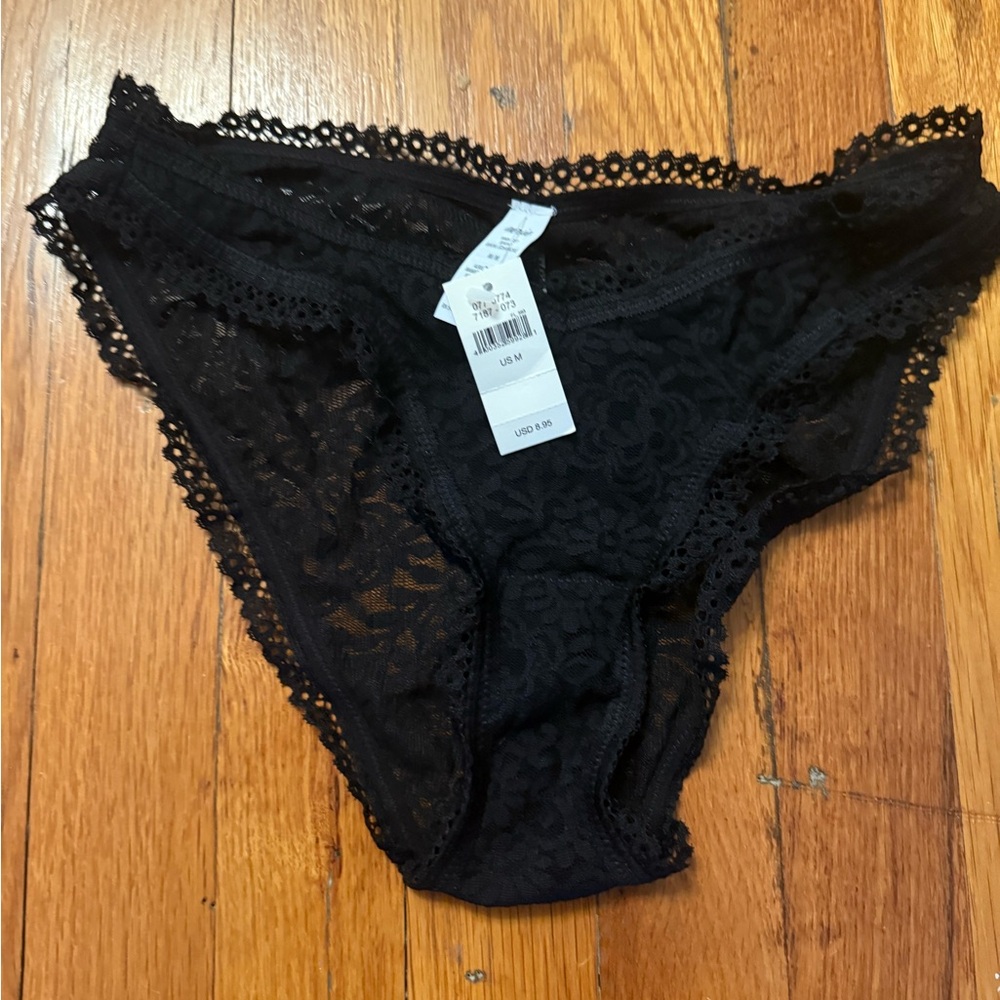 Aerie Lace Black Panties